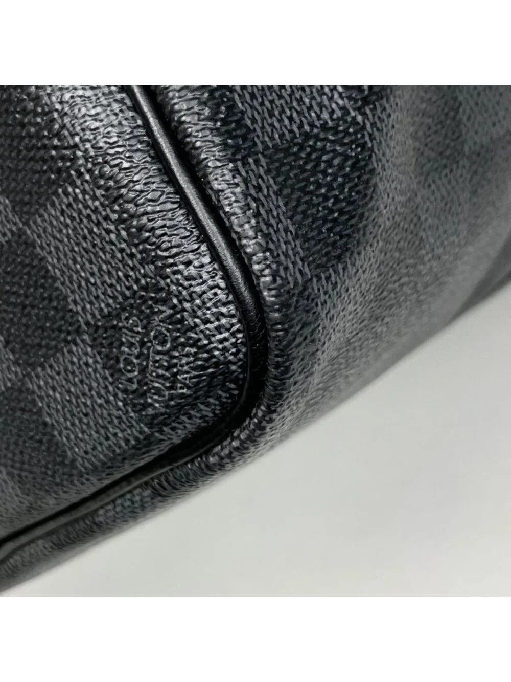 Louis Vuitton Keepall Bandouliere 45 Boston Bag Damier Graphite Noir